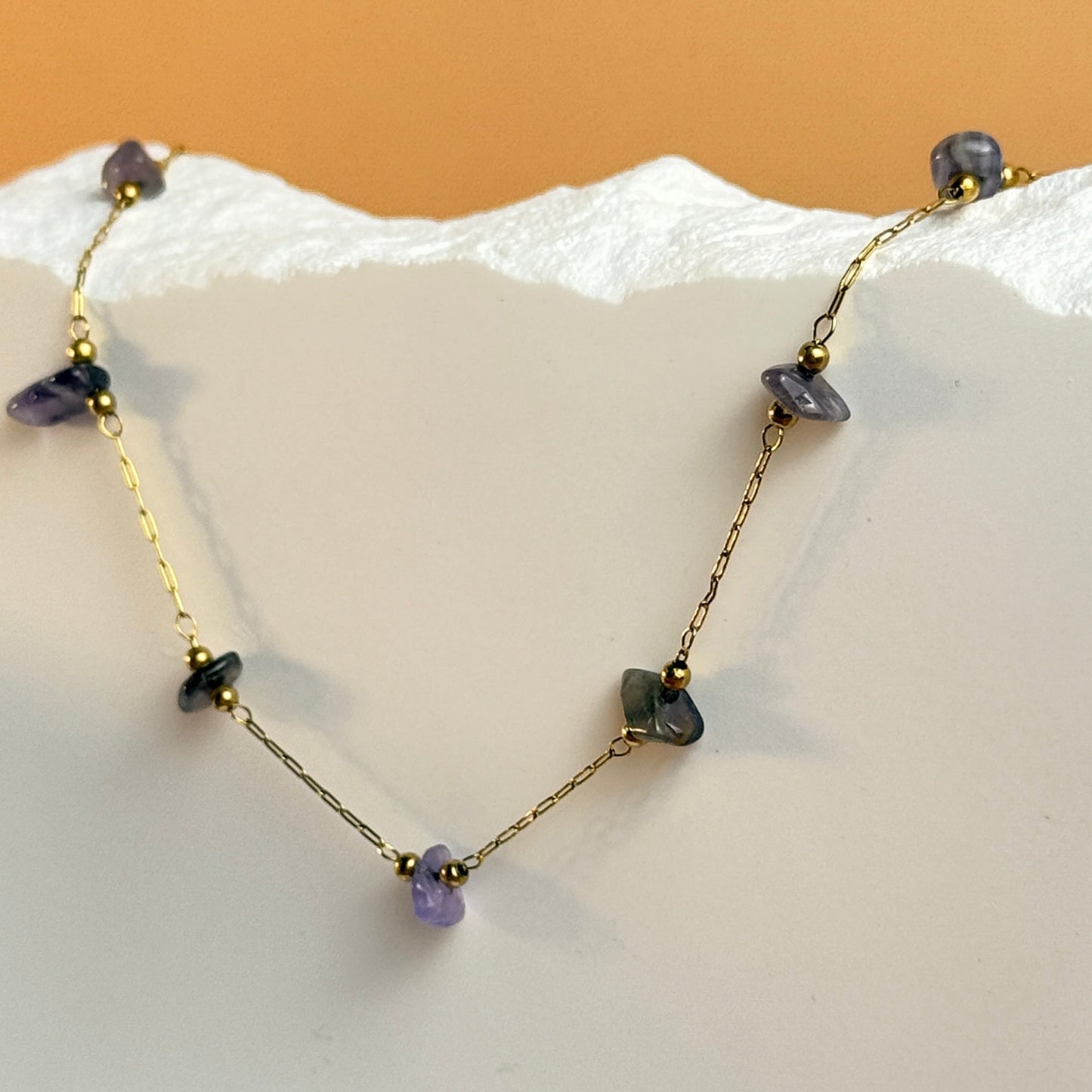 AMETHYST ANKLET