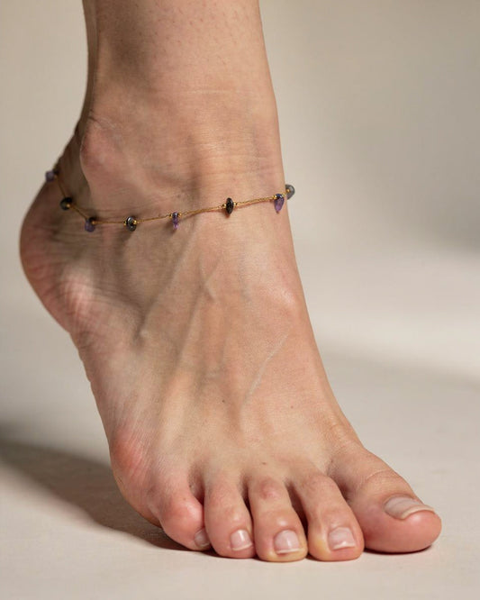 AMETHYST ANKLET